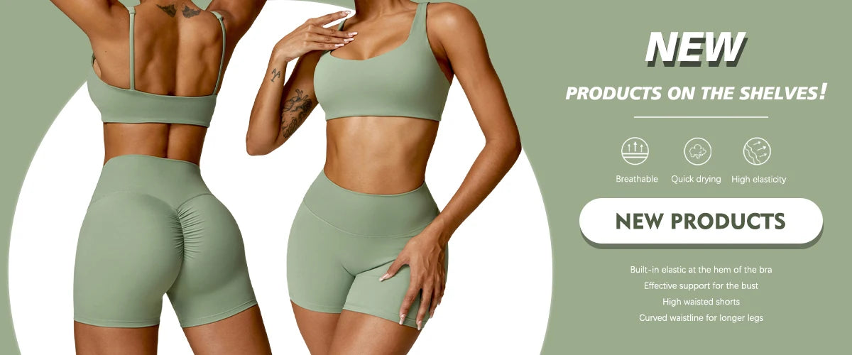 Women's Short Yoga & Fitness Set